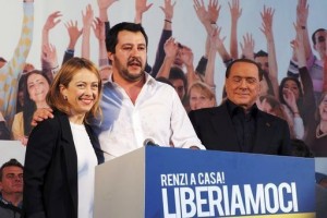 Berlusconi Salvini Meloni
