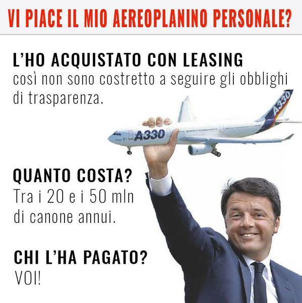 Renzi, 'su aereo di Stato polemiche inutili: fa risparmiare' - Italia  chiama Italia