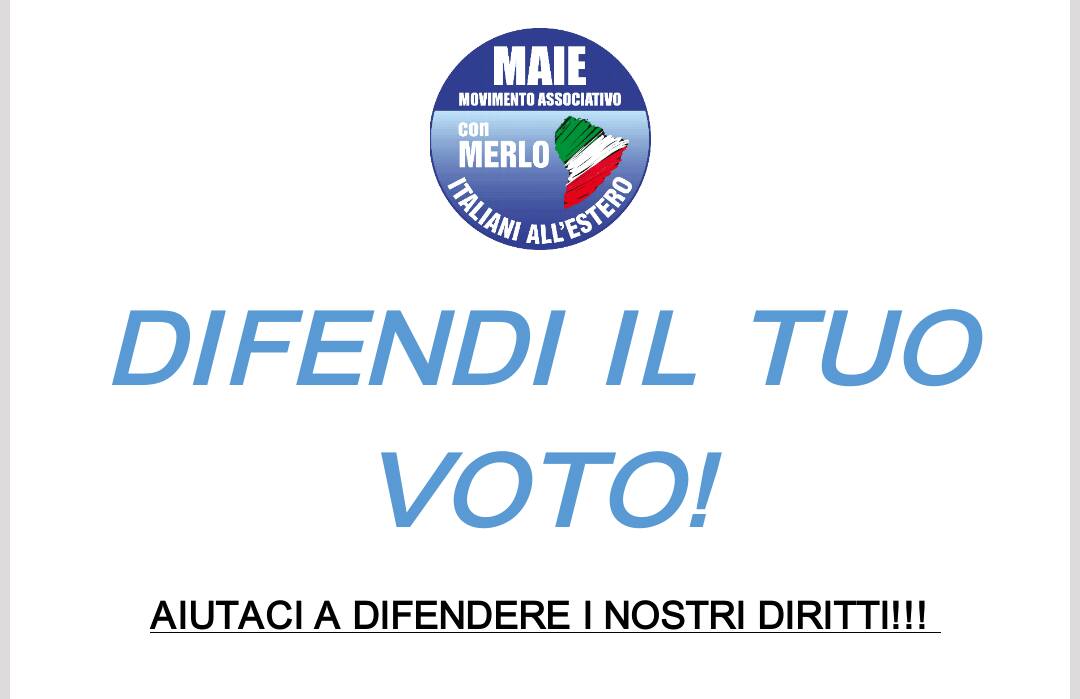 Referendum, la campagna del MAIE Santo Domingo: “Difendi il tuo voto!”