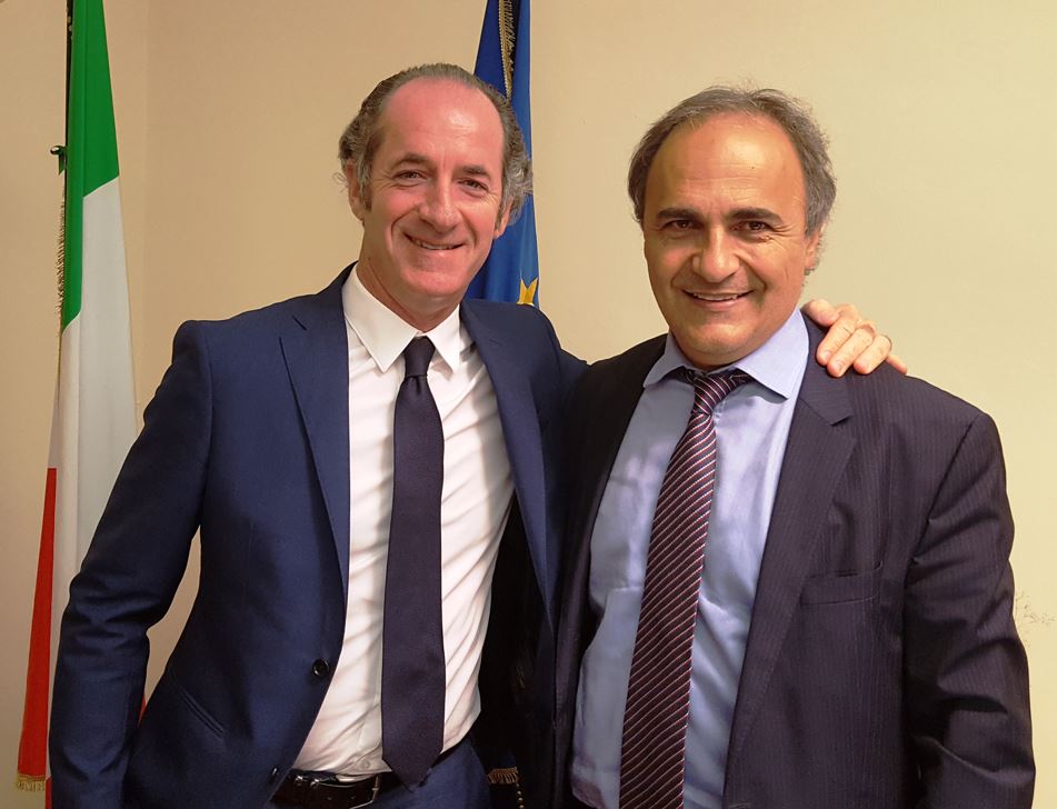 Ricardo Merlo, presidente MAIE, incontra Luca Zaia, governatore Veneto