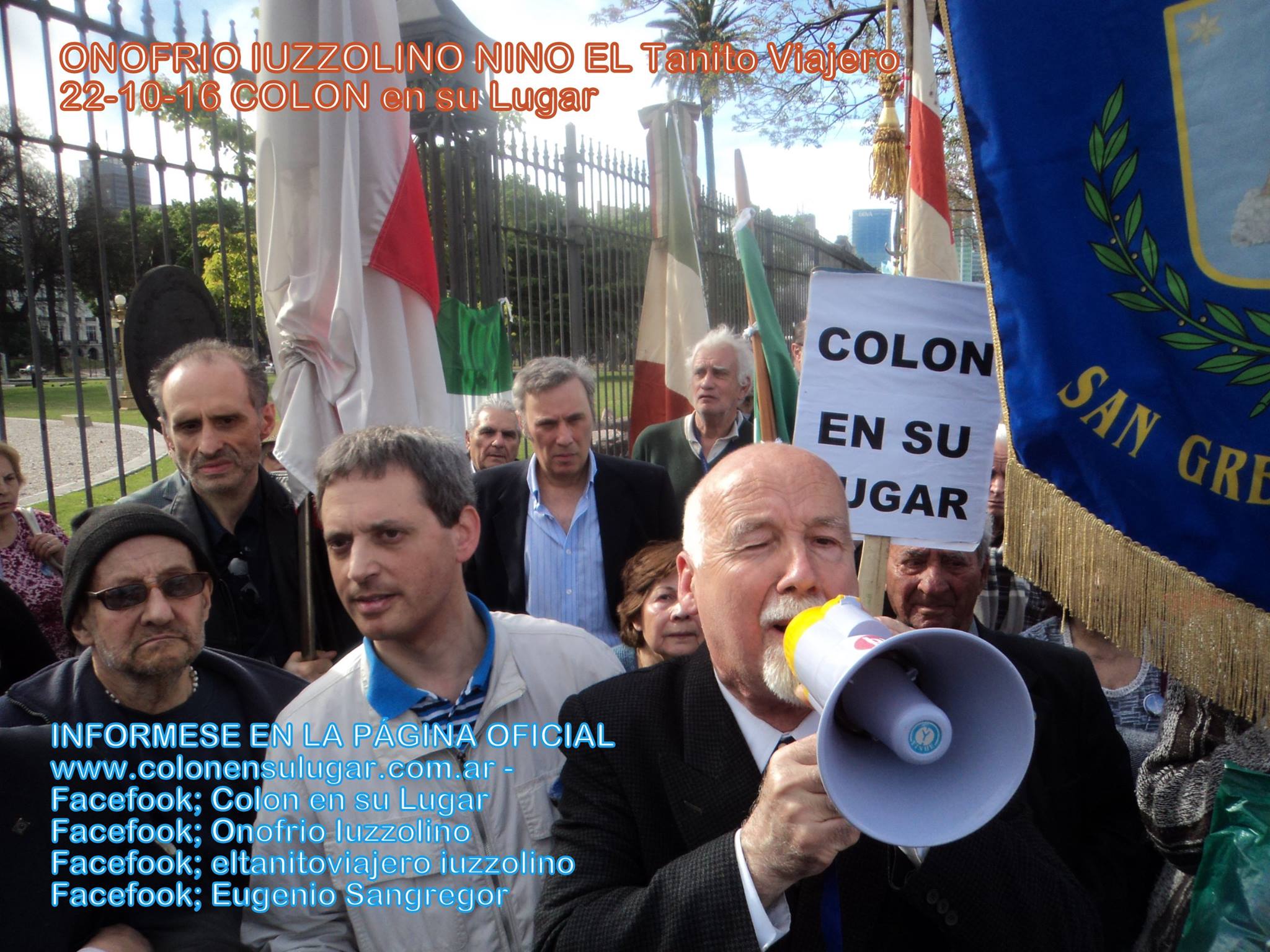 Italiani in Argentina, Sangregorio (USEI) e la sua battaglia per Colombo [FOTO e VIDEO]