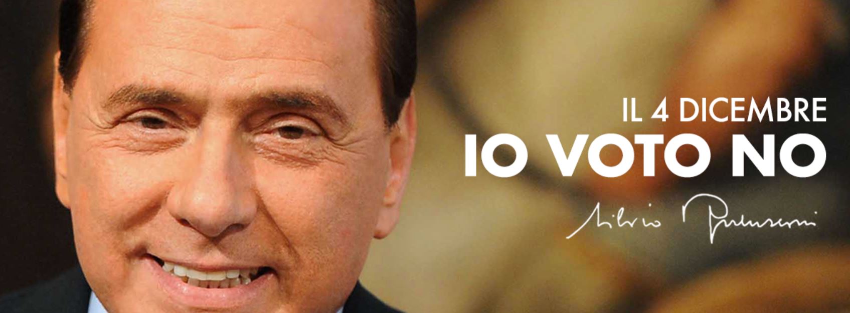 Silvio Berlusconi, “il 4 dicembre vai a votare e vota No”