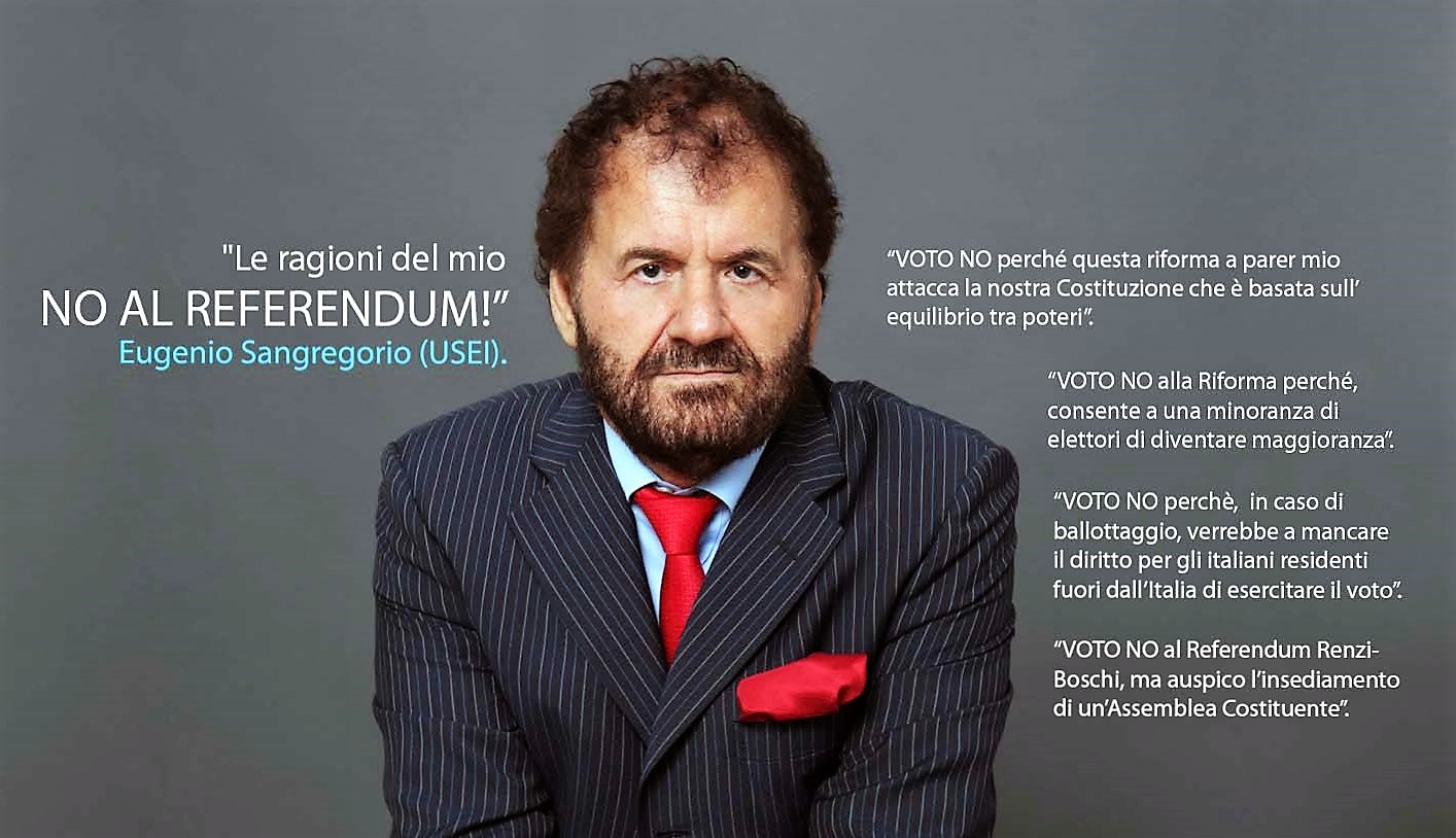 Referendum, Sangregorio (USEI) a ItaliaChiamaItalia: “Temo forti irregolarità in Argentina”