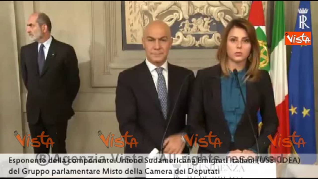 Consultazioni, Bueno (USEI) al Quirinale: “Pronti a sostenere ampio governo” [VIDEO]