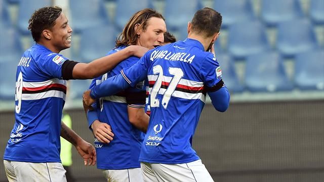 Calcio, una grande Samp batte il Torino 2 a 0