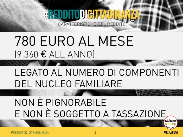 M5S, “reddito di cittadinanza per combattere la povertà”