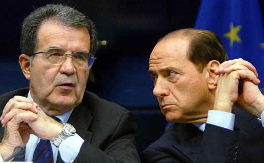 Prodi a Berlusconi: “Doppia moneta? Fatti curare”