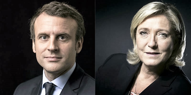 Macron favorito contro un’agguerrita Le Pen, Marine non molla