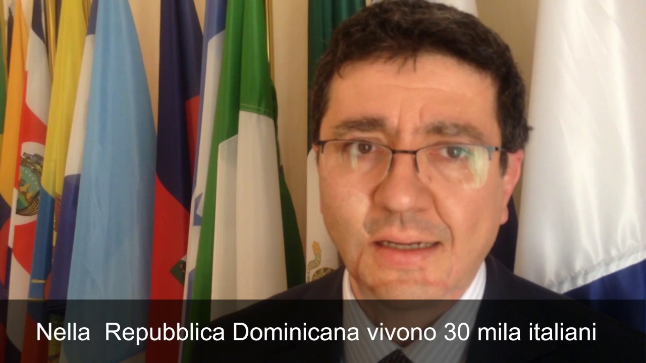 Santo Domingo, il primo breve discorso del nuovo ambasciatore d’Italia Andrea Canepari [VIDEO]