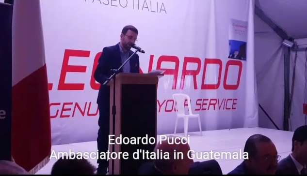 Guatemala, saluto dell’Ambasciatore d’Italia Edoardo Pucci in occasione dell’evento Paseo Italia [VIDEO]