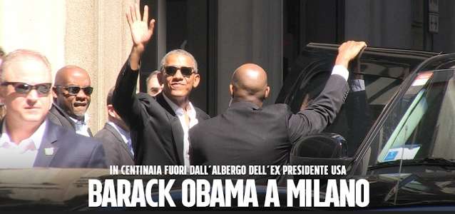 Primo giorno a Milano per Barack Obama, visita al Duomo e colloquio con Renzi [VIDEO]