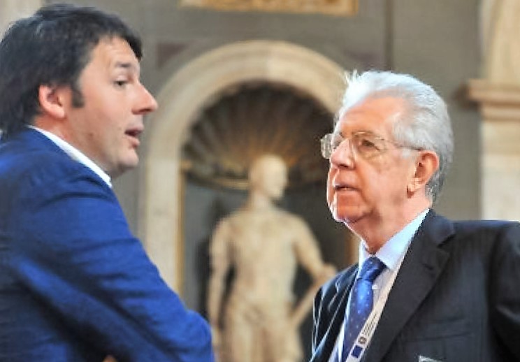 Renzi a Monti: “All’Italia servono strategie pro crescita, non austerity”