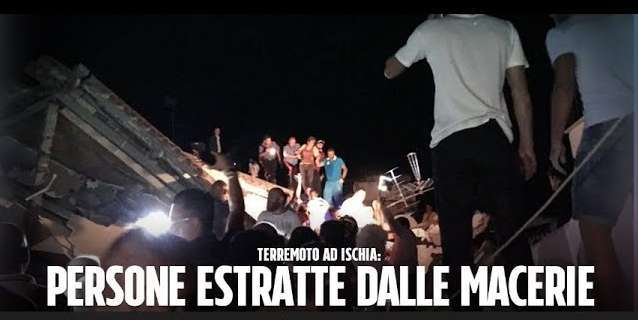 Terremoto a Ischia, “Casamicciola è distrutta”. In arrivo rinforzi da Napoli [VIDEO]