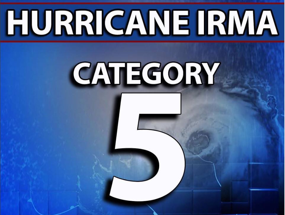 L’uragano Irma sale a categoria 5, “estremamente pericoloso” si avvicina ai Caraibi