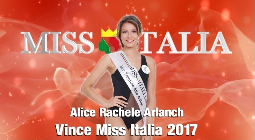 Miss Italia 2017 è Alice Rachele Arlanch, 21 anni e occhi verdi