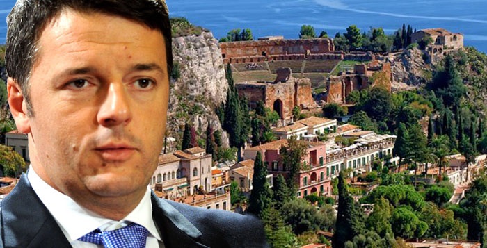 Renzi a Taormina, “in Sicilia ci sono tutte le condizioni per vincere” [VIDEO]