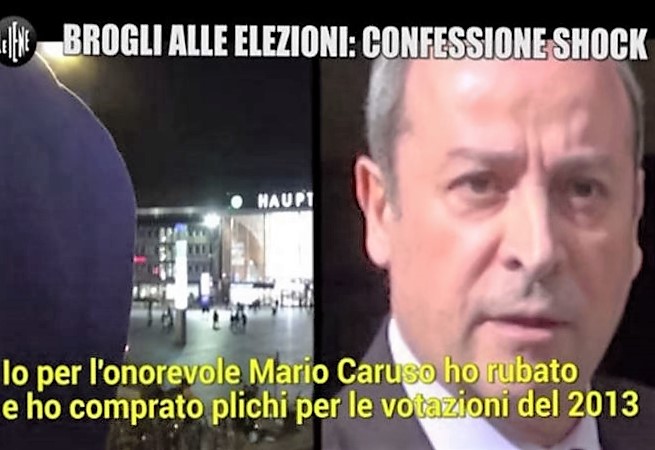 “Ho comprato e rubato plichi elettorali per Mario Caruso”, la gravissima accusa di una gola profonda [VIDEO]