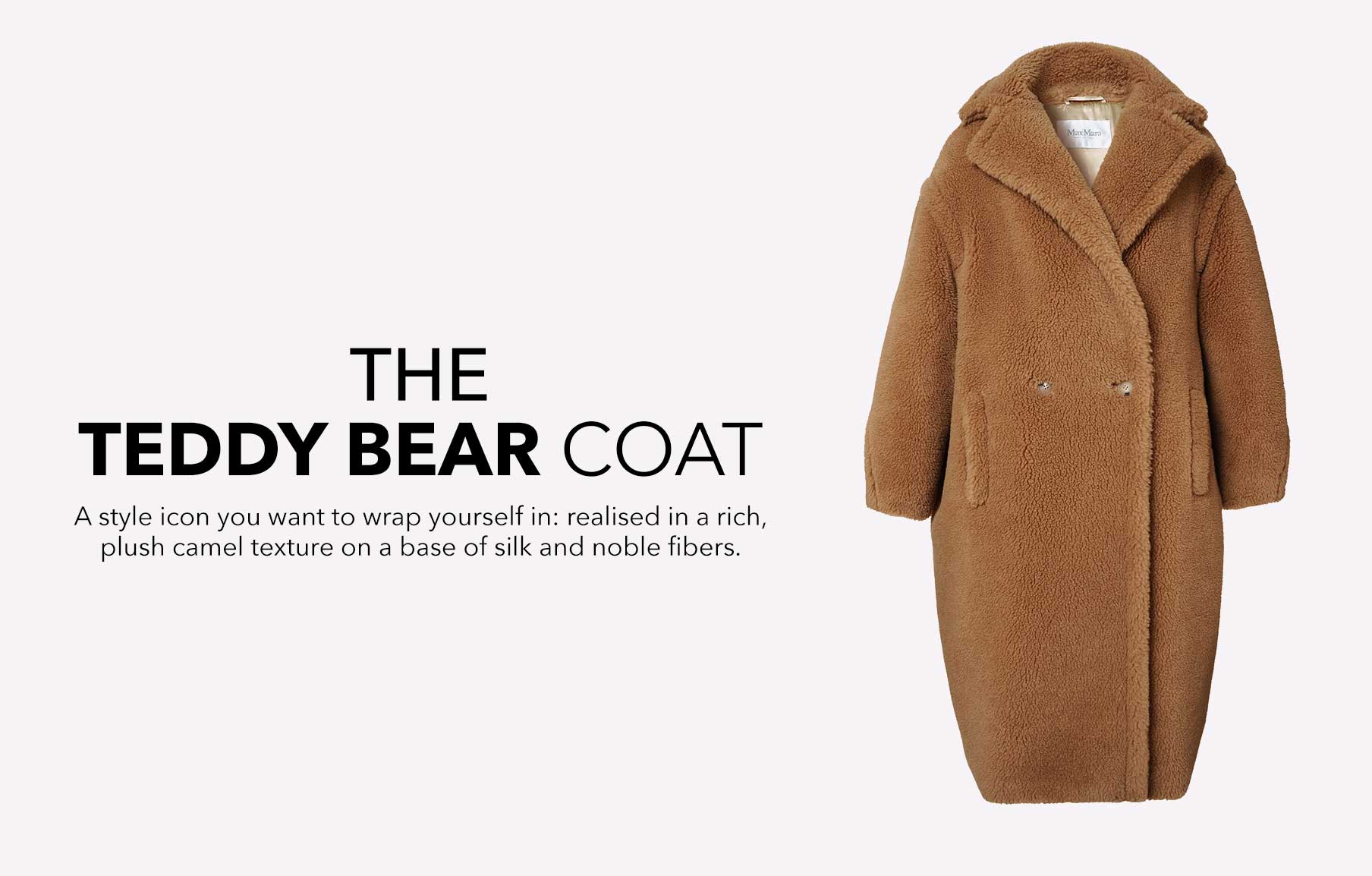 Moda, ecco il Teddy Bear Icon Coat di Max Mara