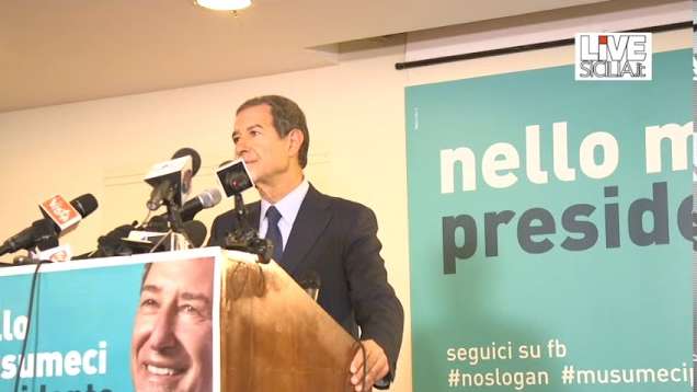 Nello Musumeci, il primo discorso da presidente della Regione Sicilia [VIDEO]