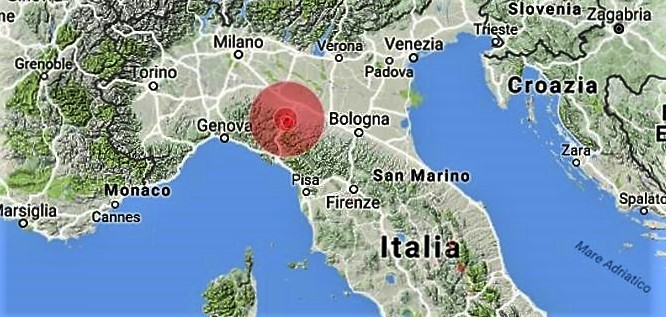 Terremoto in Italia, due scosse in provincia di Parma: 3.3 e 4.4 di magnitudo