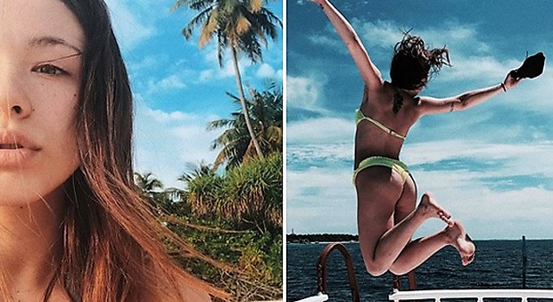 Michelle Hunziker e Aurora Ramazzotti in vacanza alle Maldive