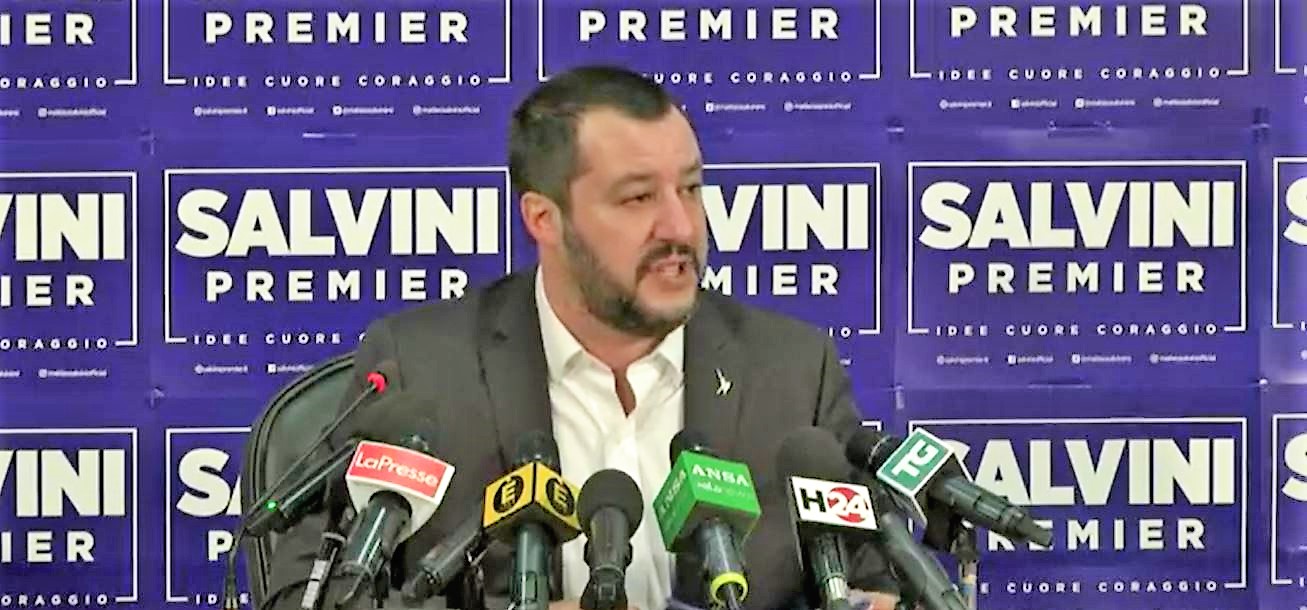 Ecco il nuovo simbolo della Lega [VIDEO], Salvini: “Ci presentiamo anche all’estero, in Venezuela 150mila italiani dimenticati”