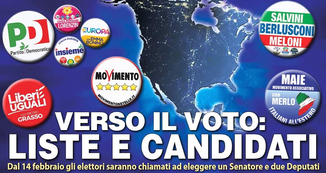 Nord e Centro America, VERSO IL VOTO: liste e candidati