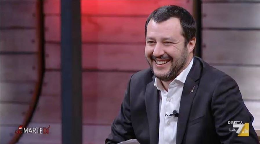 Salvini a Di Martedì, “basta con questa finta sinistra targata Pd”