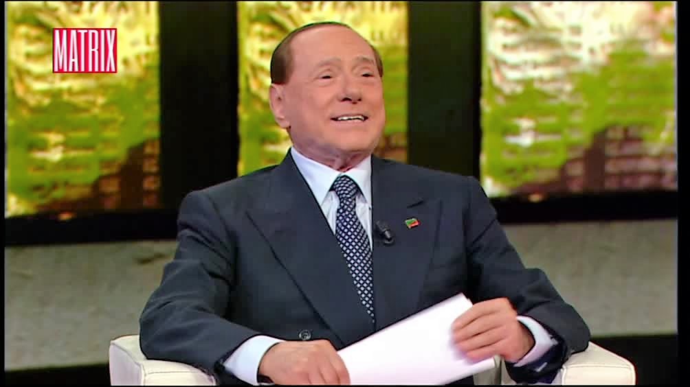 Berlusconi a Matrix: “Renzi? Siamo su fronti opposti, intesa impossibile”