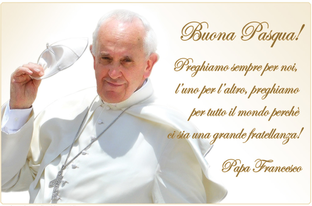 Pasqua, Papa Francesco: “Gesù dà la vita per perdonarci e poi risorge”