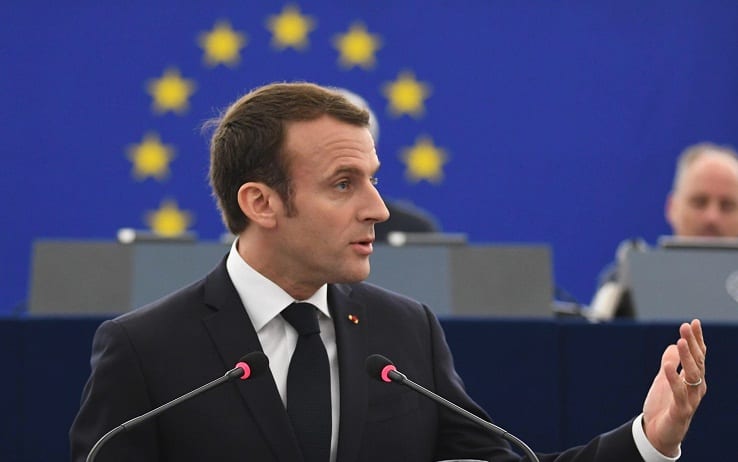 Macron da Strasburgo, “ritrovare una sovranità europea”