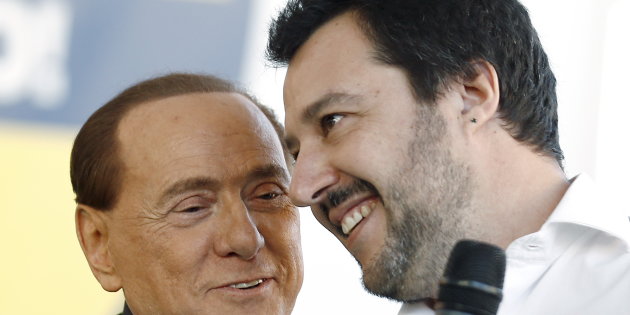 Berlusconi a Salvini, “non chiudere la porta al Pd”. Ma il leghista, “mai con Renzi e Boschi” [VIDEO]