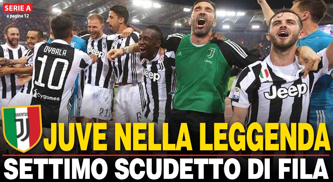 Juve nella leggenda, settimo scudetto di fila