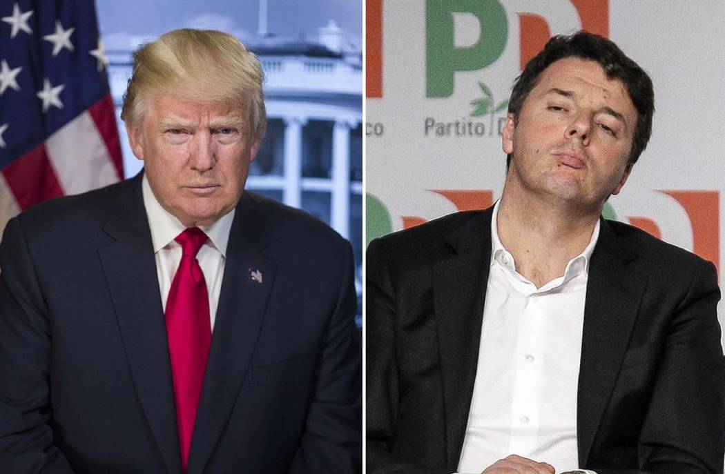 Trump, “gli Usa non diventeranno un campo di immigrati”. Renzi, “non voglio un’Italia così”