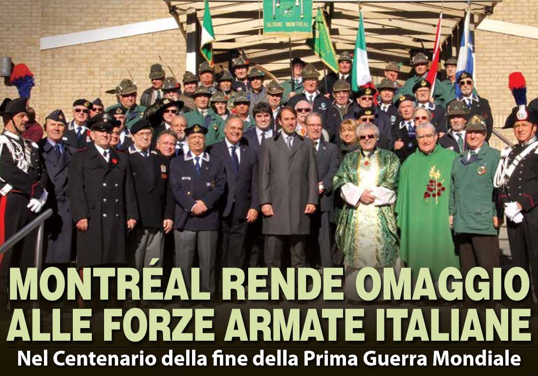 Italiani all’estero, Montréal onora le Forze Armate italiane
