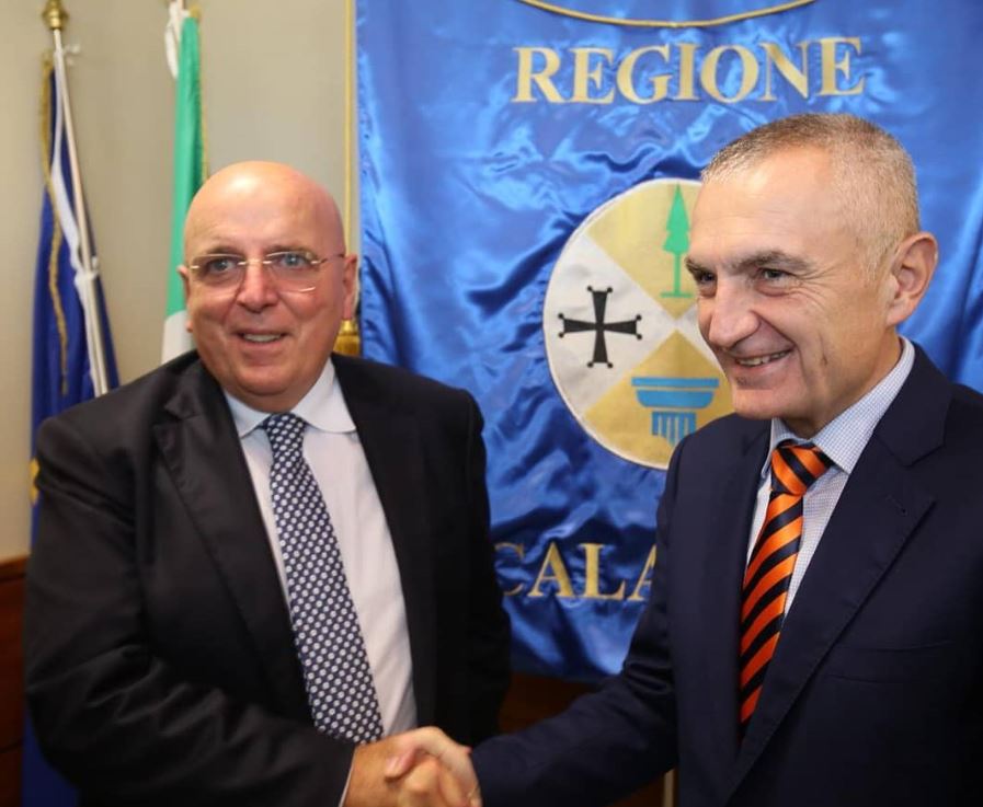 Presidente dell’Albania in visita in Calabria, ricevuto da governatore Oliverio