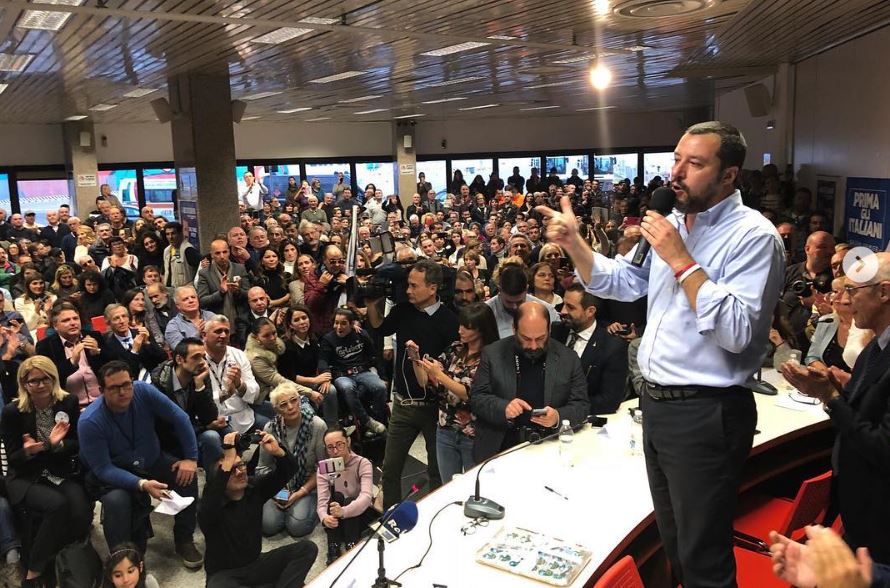 Salvini: “Con la sinistra al governo Casamonica intoccabili, ora vengono sgomberati”