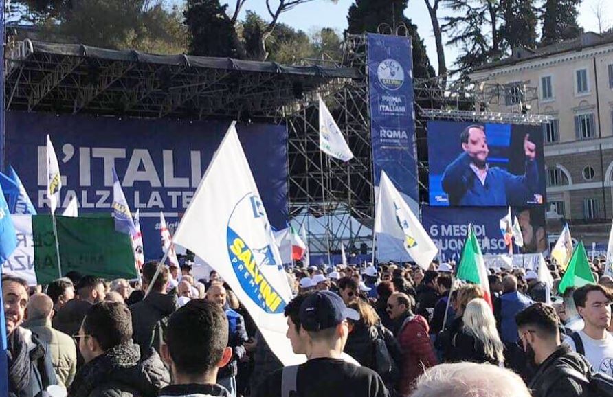 80MILA IN PIAZZA | Salvini, “riporteremo l’Italia ad essere la prima in Europa” [VIDEO]