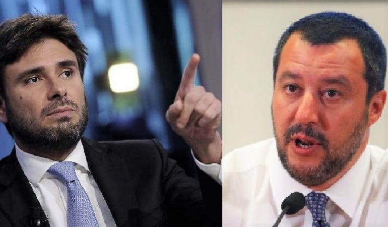 Di Battista, “ma che ci va a fare Salvini a una cena con la Boschi?”