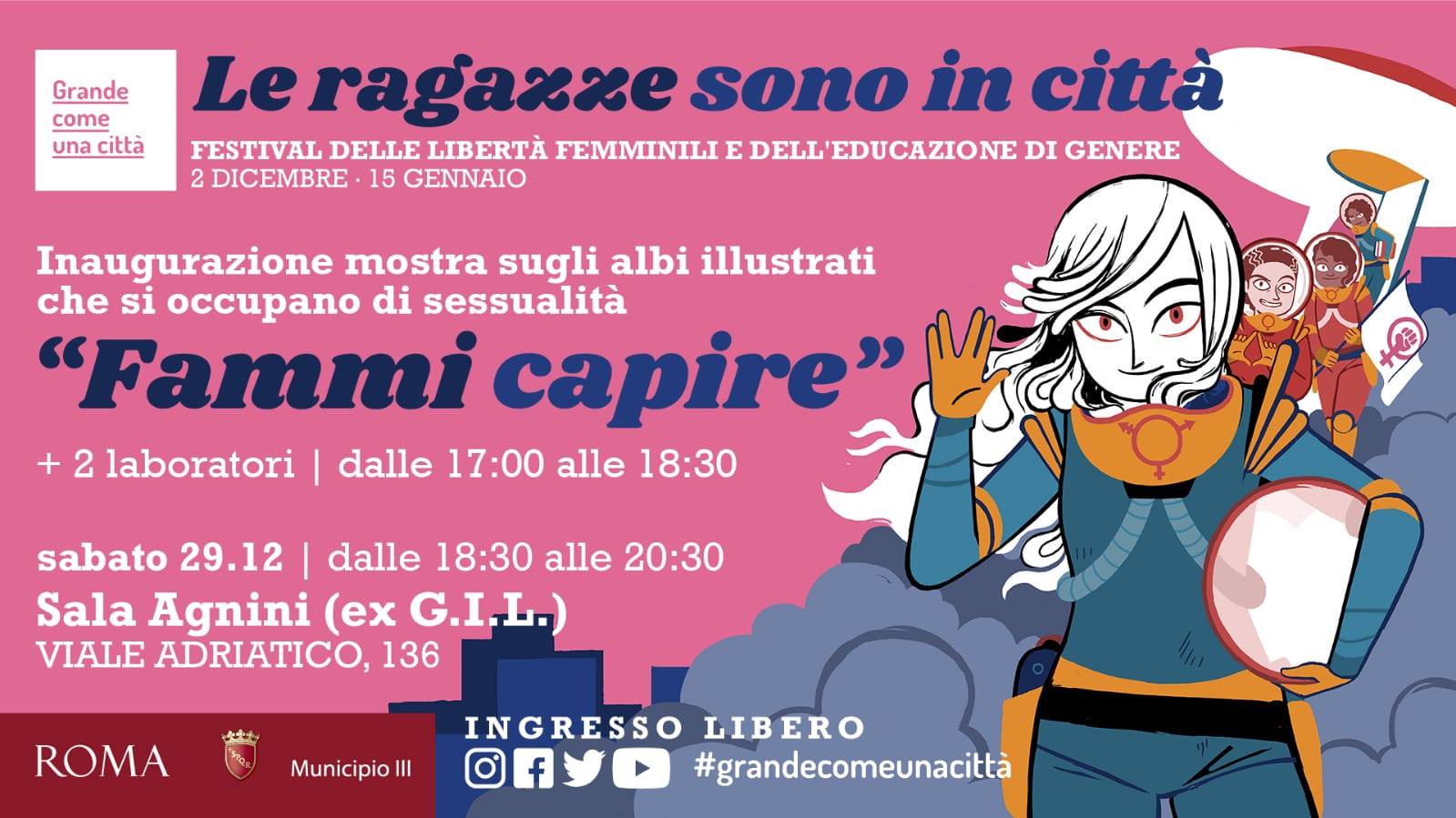 “Le ragazze sono in città”, il festival organizzato da Grande come una Città