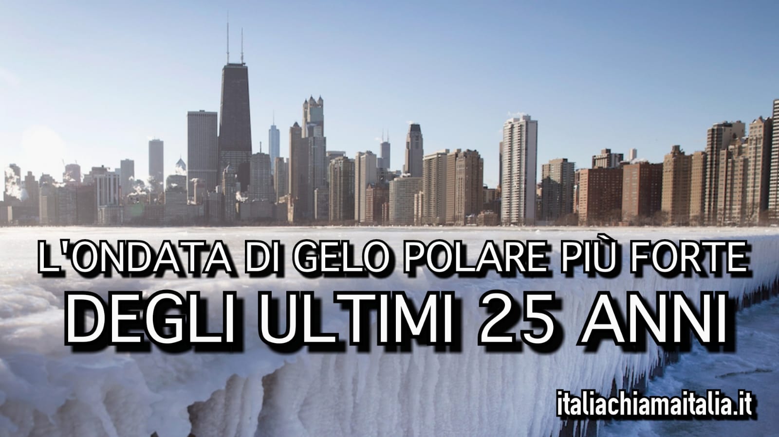 Eccezionale ondata di gelo negli Usa, temperature fino a 40 gradi sottozero