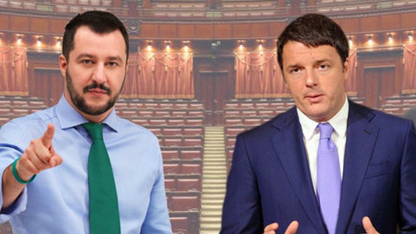 LO SCONTRO | Renzi a Salvini, “fuorilegge indossare la divisa”. La replica, “sei un poveretto”