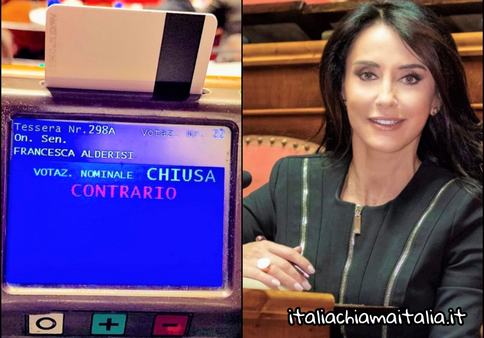 VIDEO | Italiani nel mondo, Francesca Alderisi (Fi) vota contro il taglio degli eletti all’estero