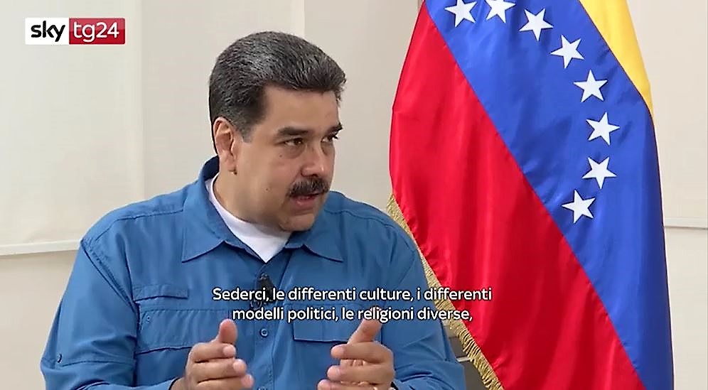 VIDEO | Maduro all’Italia e all’Europa, “non fatevi trascinare dalle follie di Trump”. E scrive al Papa