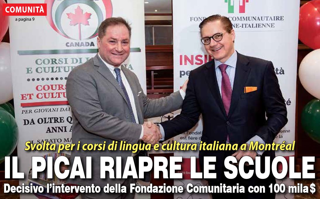 VINCE IL BUONSENSO | Svolta per i corsi di lingua e cultura italiana a Montréal