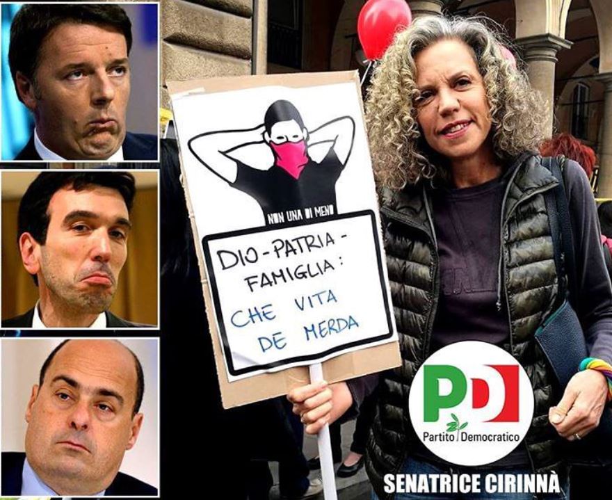 Cirinnà (Pd): “Grazie Salvini! Mi hai dato una visibilità pazzesca!”