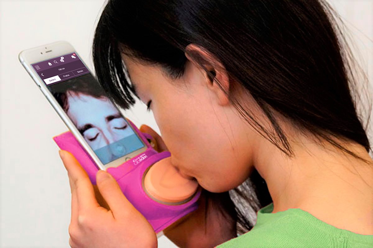 Kiss-o-Gram, per mandare baci a distanza tramite smartphone