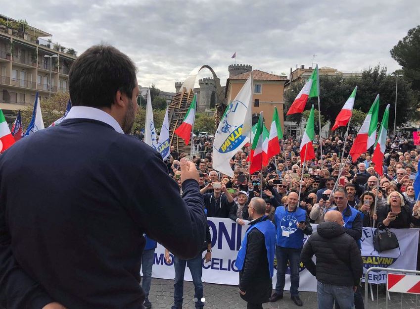 VIDEO | Salvini: “Zingaretti impegnato a resuscitare Pd, in Regione Lazio serve un governatore normale”