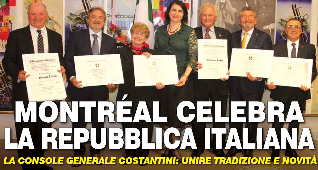 Festa della Repubblica a Montreal, la Console Generale Silvia Costantini: “Unire tradizione e novità”