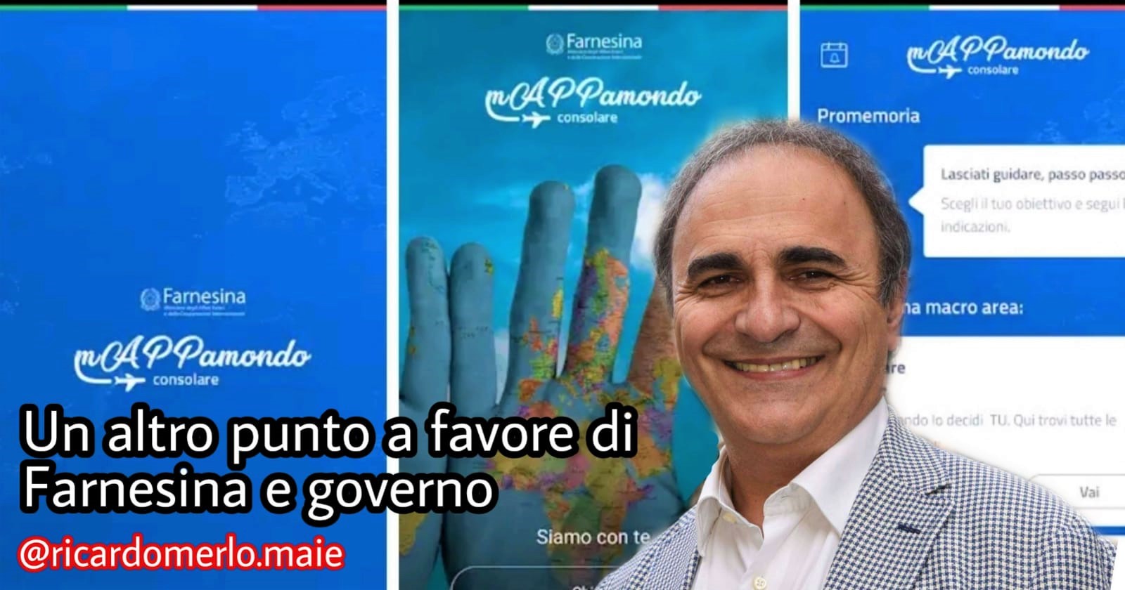 Sottosegretario Merlo: “Vi presento la nuova app Mappamondo, per migliorare i servizi per gli italiani all’estero”